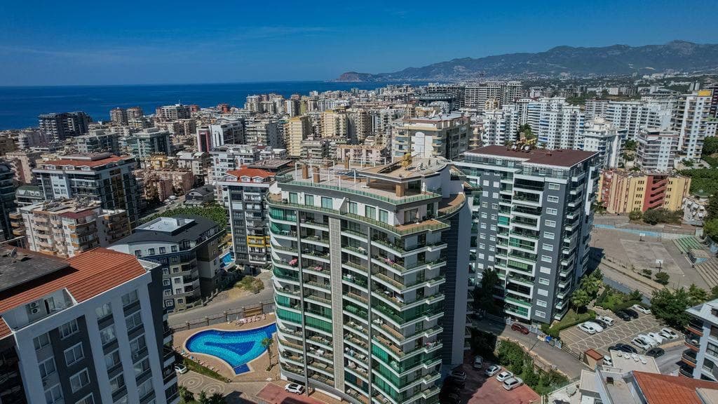 1+1 apartment for sale — Ceray Tower, Mahmutlar